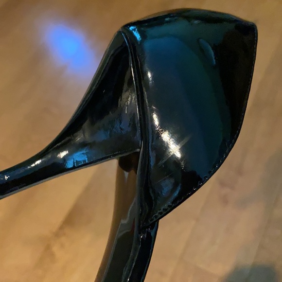 Zara Patent Leather Black Shoe Sz 39 - Picture 11 of 11